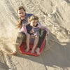 Who needs snow to go sledding? Not us Angelenos!