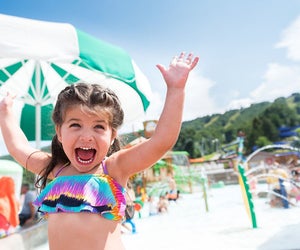 Camelbeach is a perfect place to keep cool with a toddler on a hot sunny day. 