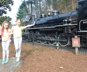 Ride the iconic Dollywood Express, a coal-fired steam train. 