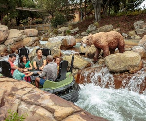 Ride the Calico River Rapids without leaving Anaheim. 