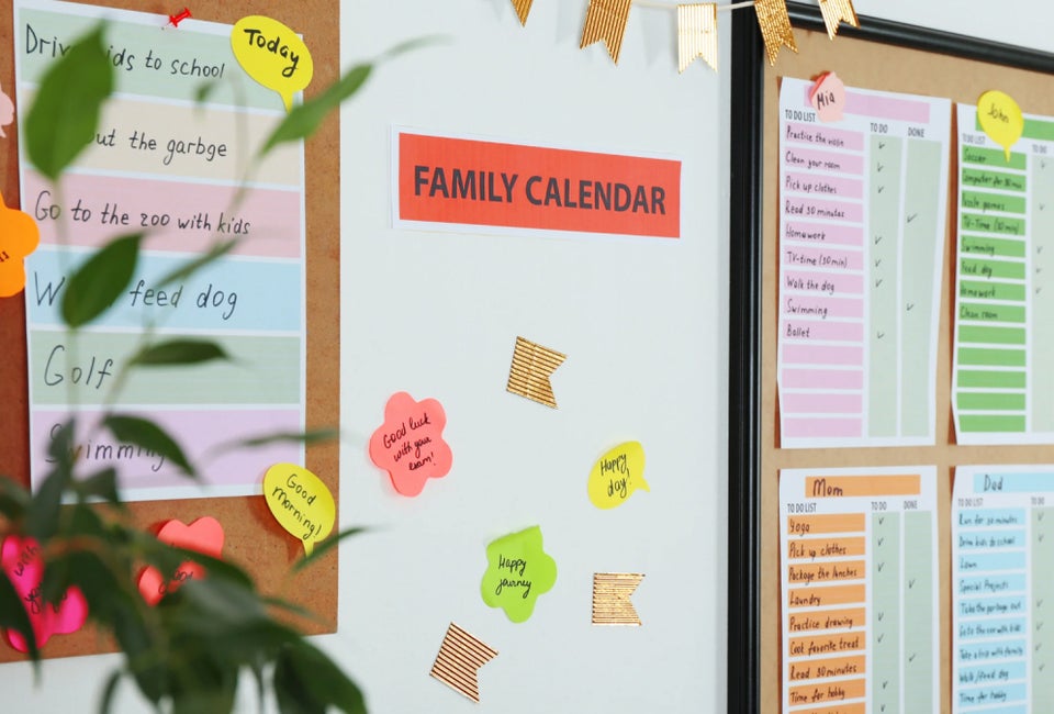 Does your family run on a host of pieces of paper stuck to the wall? There's an app for that. Photo courtesy of Pixelshot via Canva