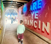 Glasgow  is a great city to explore with kids! Photo by the author