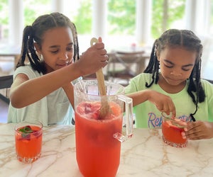Juneteenth's signature drink is red soda water, a strawberry soda served with meals at many Juneteenth get-togethers. Photo courtesy of the author