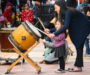 Welcome the Year of the Horse at the Oshogatsu Family Festival. Event photo by Doug Mukai for JANM