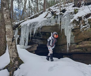 The region's hiking spots, like Minnewaska State Park, are stunning during winter. Photo by Katherine Dhurandhar