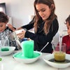 Creating a baking soda volcano is a classic science experiment for kids. Photo by Sara Marentette Nighswander