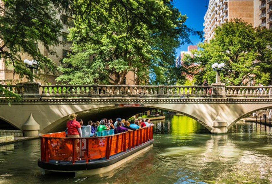 River Boat Tour in San Antonio. Photo courtesy of Visit San Antonio