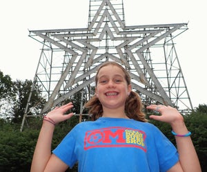The famous Roanoke Star makes for the perfect photo op. Photo by the author
