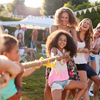 Tug of war makes for a fun party game for large groups.