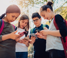 Be very careful about which apps you allow your kids to have. Photo via canva.com